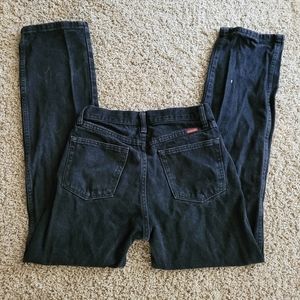 Mens Black Wrangler Rustler Jeans 30×32